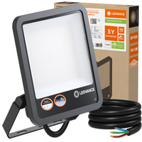 Naświetlacz LED Reflektor Zewnętrzny Lampa 165W 20000lm 4000K IP66 Czarny Z Czujnikiem Zmierzchu Floodlight Ledvance