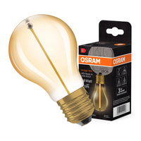 Żarówka LED Dekoracyjna A60 E27 1.8W = 8W 80lm 2700K Ciepła 320° Filament Vintage 1906 Osram