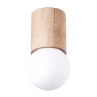 Lampa Sufitowa SPOT TUBA G9 Kulka Geometryczna Brązowa Nowoczesna Boomo Sollux