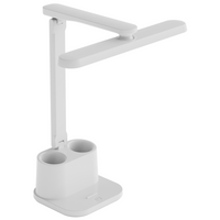 Lampka Biurkowa LED Stołowa 6W 400lm 4000K Neutralna 120° Biała Ściemnialna Bari Sanico Goldlux