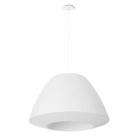 Lampa Sufitowa Wisząca Zwis 3x E27 Żyrandol Geometryczna Biała Nowoczesna Bella Sollux