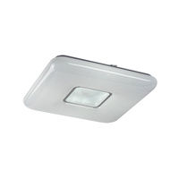 Plafon LED Lampa Sufitowa Oprawa Ścienna Natynkowa 72W 6800lm 3000-6500K CCT Ściemnialna Pilot Timer Chrom Nowoczesny Tayla Rabalux