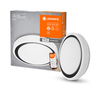 Plafon LED lampa sufitowa czarna ORBIS Moon 24W 2500lm ciepła-zimna 38cm SMART+ WiFi LEDVANCE