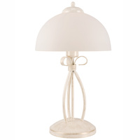 Lampa Stołowa Biurkowa Nocna ADELLE E27 Biała Klasyczna LN-1.6 Lamkur