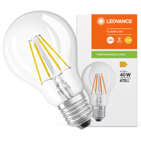 Żarówka LED A60 E27 4W = 40W 470lm 2700K Ciepła Biała FILAMENT LEDVANCE