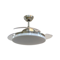 Wentylator sufitowy 30W Z wbudowanym światłem LED CCT i pilotem RF Chowane ramiona 107 – 132 cm VT-3042-3 V-TAC
