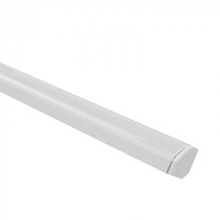 Profil Aluminiowy do LED Biały Narożny 2m z Mlecznym Kloszem i Zaślepkami Ecolight