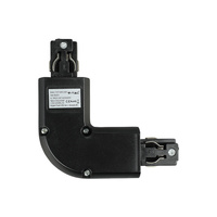 Łącznik szynoprzewodu L narożny 3-Fazowy Czarny Track Light V-TAC