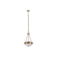 Lampa Sufitowa Wisząca Żyrandol 2x E27 Brązowy Klasyczny Annabella 8637 Rabalux