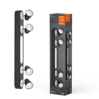 Lampa Sufitowa LED Ścienna Reflektor Kinkiet Ozdobny Oświetleniowy 27W Czarny LEDVANCE