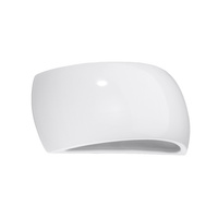 Lampa Ścienna Kinkiet G9 Półokrągła Biała Nowoczesna Pontius Sollux
