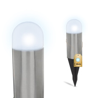 Lampa Solarna Ogrodowa LED Wbijana Stojąca Punktowa Grzybek Zewnętrzna Słupek