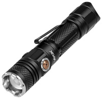 Latarka Taktyczna LED Ręczna Mocna IP44 10W 1200lm Professional VAYOX