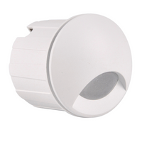 Lampa oprawa schodowa podtynkowa LED ogrodowa biała 3W 20lm 4000K Q1 GOLDLUX (Polux)