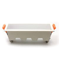 Panel LED Podtynkowy wpuszczany 10W 6400K Liniowy Biały VT-10001 V-TAC