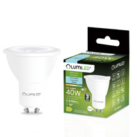 Żarówka LED GU10 Reflektor PAR16 3,4W = 40W 470LM 6500K Zimna 38° LUMILED