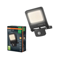 Naświetlacz LED Halogen Zewnętrzny Reflektor z Czujnikiem Ruchu i Zmierzchu 30W 3000K Ciepła 3000lm Szary IP44 Endura Osram