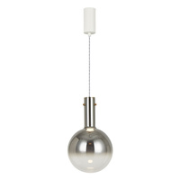 Lampa Wisząca Sufitowa TORONTO 1xGU10 Biało-Srebrna Milagro