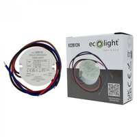 Zasilacz dopuszkowy FI60 do Taśm LED 15W 12V 1.25A Hermetyczny IP67 Ecolight