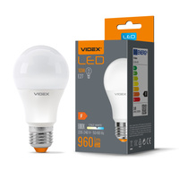 Żarówka LED E27 A60 10W = 70W 960lm 6000K Zimna 240° Videx