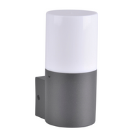 Kinkiet ogrodowy elewacyjny LED E27 IP44 17cm Grafit DALLAS GOLDLUX (Polux)