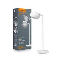 Lampka Biurkowa LED Nocna 3W 300lm 5500K Zimna Biała Ściemnialna Videx