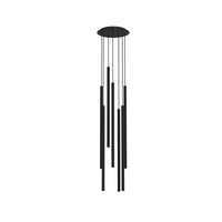 Lampa Sufitowa Wisząca 7x G9 Czarna LASER 1000 7667 Nowodvorski