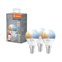 3x Żarówka LED E14 Kulka 4.9W = 40W 470lm CCT SMART+ WiFi Ściemnialna Mini Bulb Ledvance