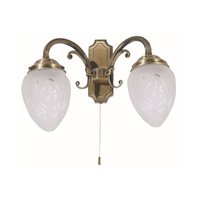 Kinkiet Ścienny Lampa LED 2x E14 Brązowy Klasyczny Annabella 8632 Rabalux