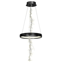 Lampa Wisząca Sufitowa SPARK 35W LED Czarna Milagro