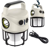 Lampa Kempingowa Biwakowa Akumulatorowa LED Turystyczna Latarka USB-C