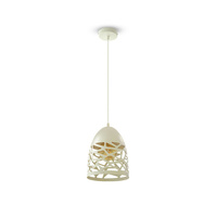 Lampa Wisząca Oprawa E27 Biały klosz matowy VT-7200 V-TAC