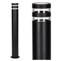 Lampa Ogrodowa Stojąca Słupek E27 Czarna IP54 Rino Sanico Goldlux