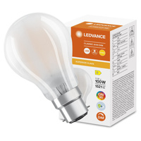Żarówka LED B22d A60 11W = 100W 1521lm 2700K Ciepła 300° CRI90 Ściemnialna Ledvance