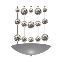 Lampa Ścienna Kinkiet PERLA Srebrna 10W LED Milagro