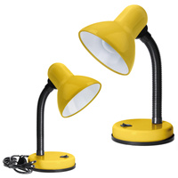 Lampka Biurkowa Oprawa Stołowa Regulowana E27 Żółty Śmieszek Kobi