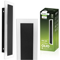 Lampa Ogrodowa LED Natynkowa OLIO Kinkiet Elewacyjny Ścienny 9W 4000K 30cm IP65 LUMILED