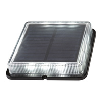 Lampa Ogrodowa Zewnętrzna Solarna Kinkiet Elewacyjny LED 0.2W 4000K IP67 Czarny Industrialny Bilbao Rabalux
