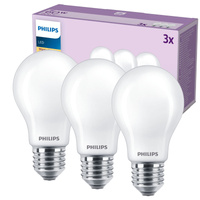 3x Żarówka LED E27 A60 7W = 60W 806lm 2700K Ciepła 300° FILAMENT EC Multipack Philips
