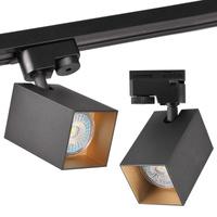 Reflektor Szynowy GU10 Czarny+Złoty do Szynoprzewodów Square POLUX