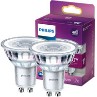 Zestaw 2x Żarówka LED Halogen GU10 PAR16 4.6W = 50W 355lm 2700K Ciepła 36° PHILIPS 