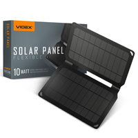 Przenośna Ładowarka Solarna Kabel USB 3w1 100cm 10W IP68 VIDEX