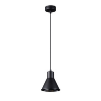 Lampa Sufitowa Oprawa Natynkowa SPOT TUBA ES111 Wisząca Zwis Geometryczna Czarna Nowoczesna Tazila Sollux