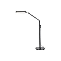 Lampa Stołowa Biurkowa Nocna 13W 790lm 3000-6000K CCT Ściemnialna Timer Czarny Nowoczesny Draco Rabalux