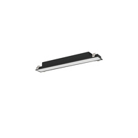 Oprawa Liniowa Lampa Sufitowa LED 19W 50cm 2200lm 4000K Neutralna 90° Podtynkowa Czarna Kanlux