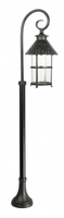 Lampa Ogrodowa Zewnętrzna Słupek LATARNIA E27 Toledo K 5002/2/R 116cm czarny Su-Ma
