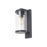 Lampa Ogrodowa Zewnętrzna Kinkiet Elewacyjny LED E27 IP44 Antracyt Industrialny Silistra Rabalux