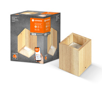 Oprawa Sufitowa Natynkowa LED 8W SMART+ WiFi CCT Ściemnialna Spot Drewniana LEDVANCE