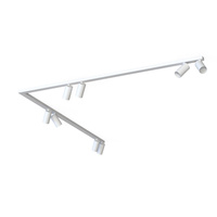 Lampa Sufitowa Oprawa Natynkowa Reflektor Punktowa 8x GU10 Biała Nowoczesna MONO CORNER 7751 Nowodvorski