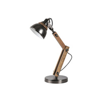 Lampa Stołowa Biurkowa Nocna E14 Brązowy Industrialny Aksel 4199 Rabalux